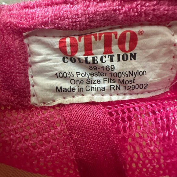 Vans Off The Wall Vintage Pink Trucker Snapback Hat Otto Collection Polyester Ny - Picture 4 of 4